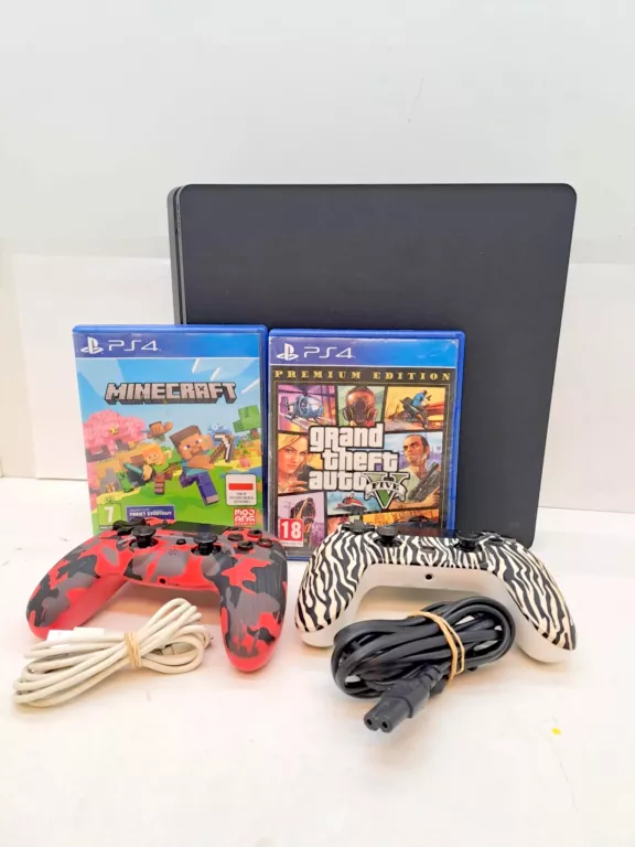 KONSOLA PS4 CUH-2016B 500GB  +2 PADY+2 GRY +OKABLOWANIE [250529002]