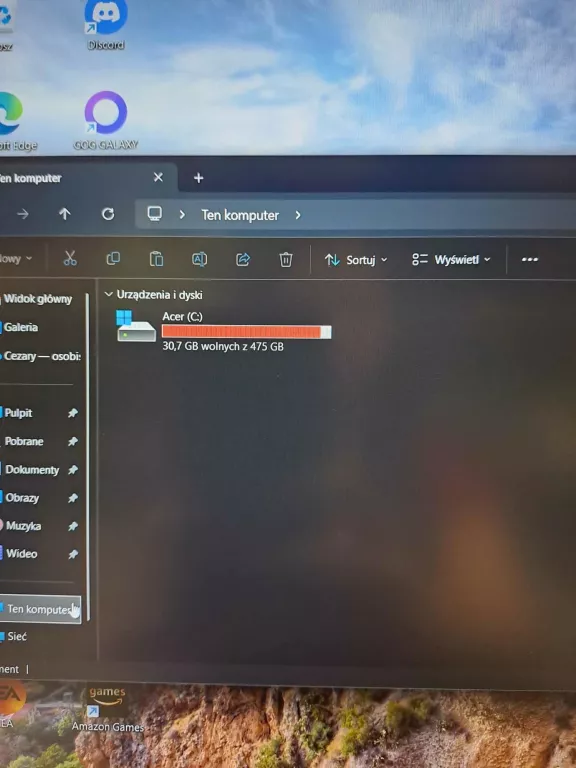LAPTOP ACER NITRO V16 AMD RYZEN 5 WIN11 16/512GB +ZASILACZ [250331013]
