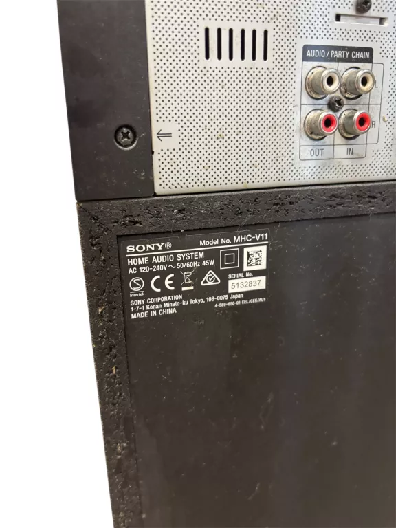 GŁOŚNIK SONY MHCV11