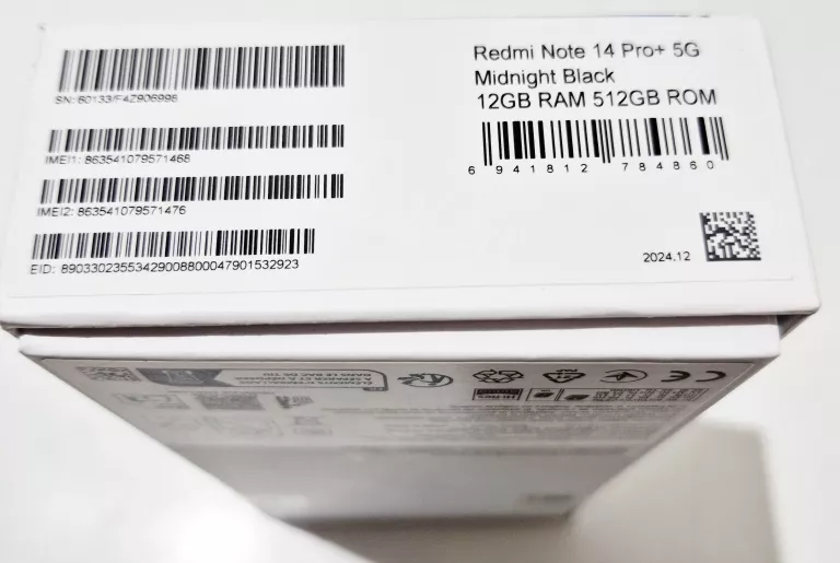 TELEFON XIAOMI REDMI NOTE 14 PRO+ 5G 12/512GB
