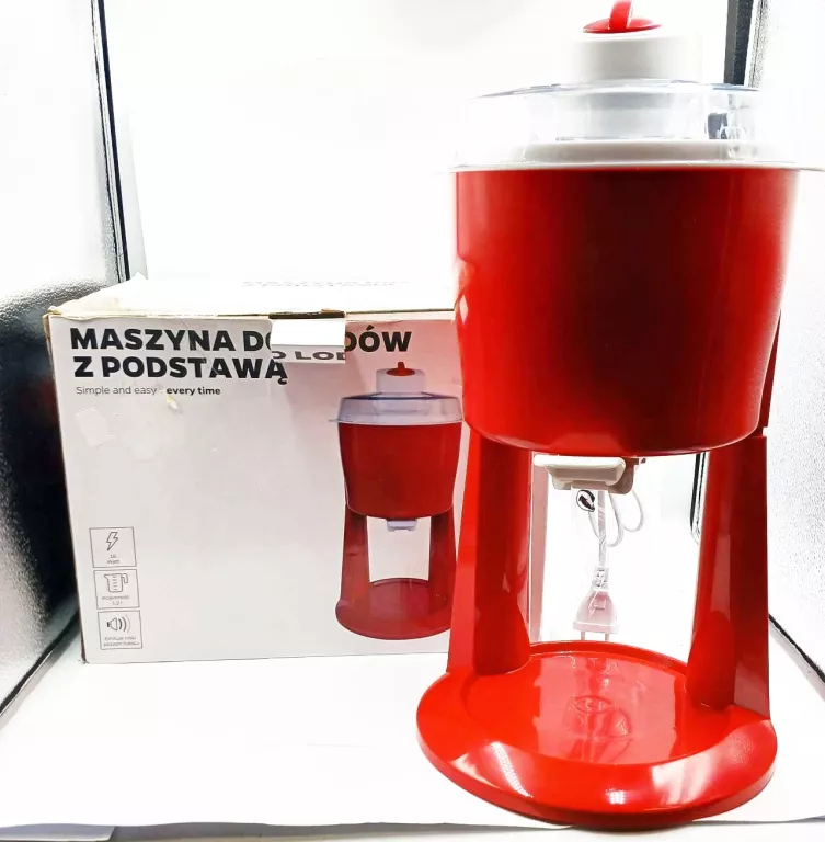 MASZYNKA DO LODÓW Z PODSTAWĄ 18W