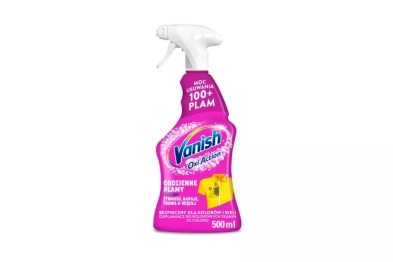 VANISH ODPLAMIACZ SPRAY DO TKANIN KOLOROWYCH MIEJSCOWY OXI ACTION 500 ML