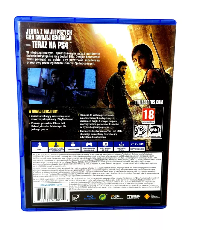 GRA NA PS 4 THE LAST OF US REMASTERED