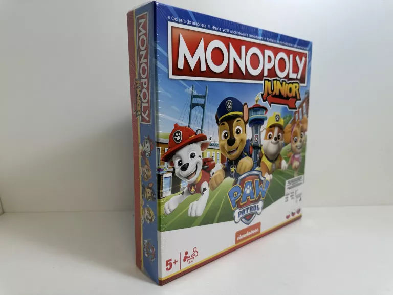 MONOPOLY JUNIOR PAW PATROL 2200162141261 WARTO