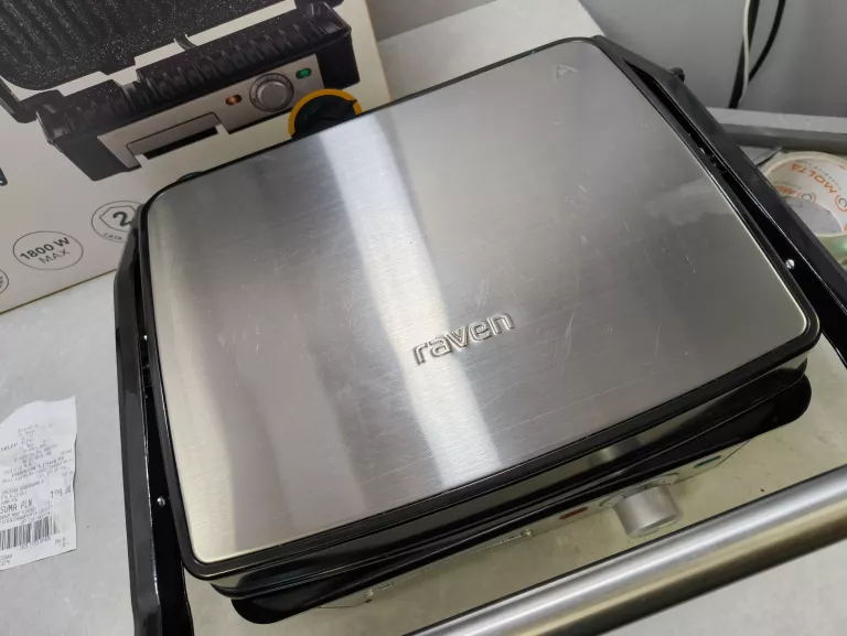 GRILL ELEKTRYCZNY RAVEN EGE002 *DW ZAK* GW