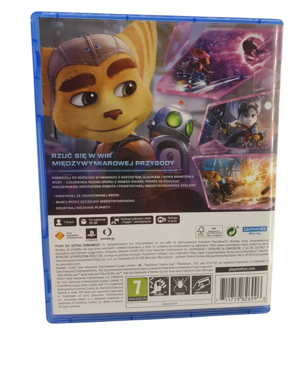 RATCHET & CLANK RIFT APART SONY PLAYSTATION 5 (PS5)