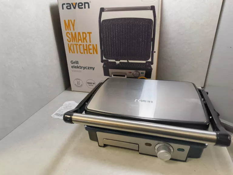 GRILL ELEKTRYCZNY RAVEN EGE002 *DW ZAK* GW