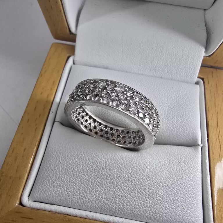 SREBRNY PIERŚCIONEK 6,34G