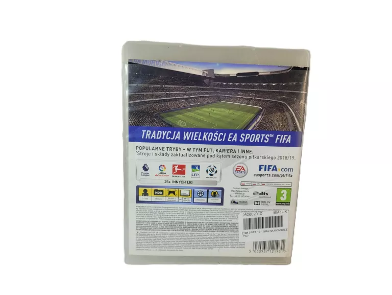 FIFA 19 EDYCJA LEGACY - GRA NA KONSOLĘ PS3