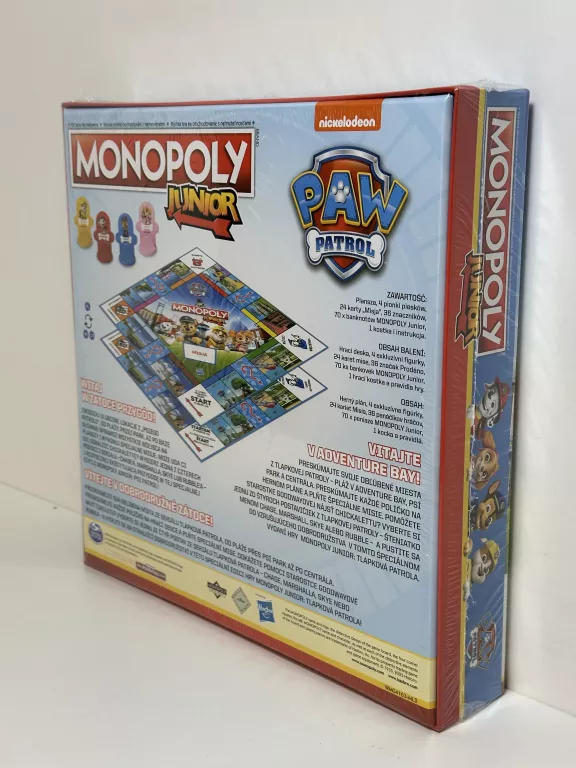 MONOPOLY JUNIOR PAW PATROL 2200162141261 WARTO