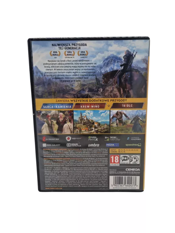 WIEDŹMIN III : DZIKI GON - EDYCJA GRY ROKU [PC] (PL)