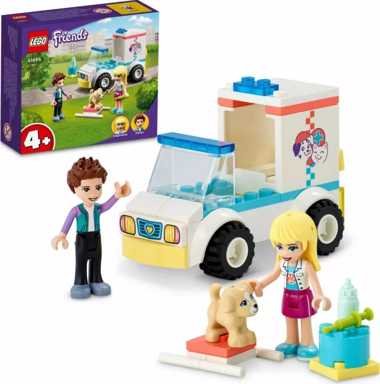 KLOCKI LEGO FRIENDS 41694 KARETKA KLINIKI DLA ZWIERZĄTEK