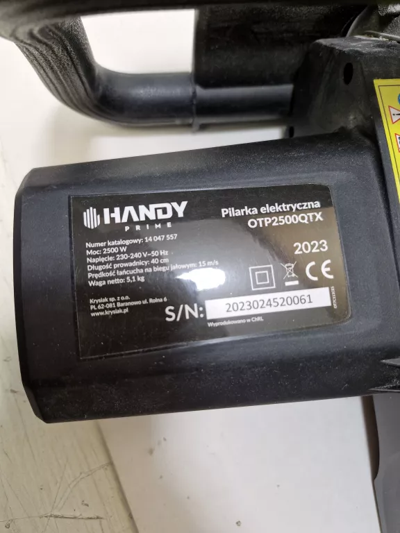 PIŁA ELEKTRYCZNA HANDY PRIME TOP2500QTX