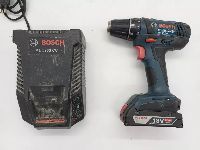 WKRĘTARKA BOSCH GSR 18-2-LI + AKU + ŁAD - OPIS