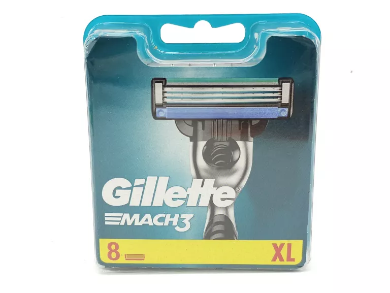 GILLETTE MACH3 OSTRZA DO MASZYNKI DO GOLENIA DLA MĘŻCZYZN, 8 SZTUK