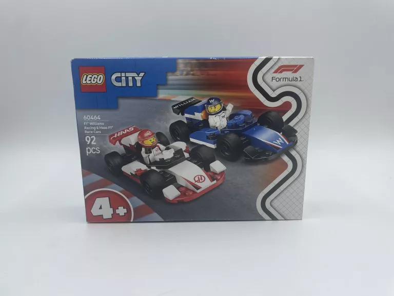 KLOCKI LEGO CITY 60464 MIASTO WILLIAMS RACING I HAAS F1 SAMOCHODY WYŚCIGOW