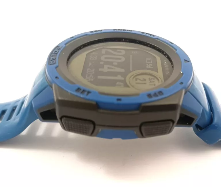 ZEGAREK SPORTOWY GARMIN INSTINCT SOLAR NIEBIESKI KOMPLET