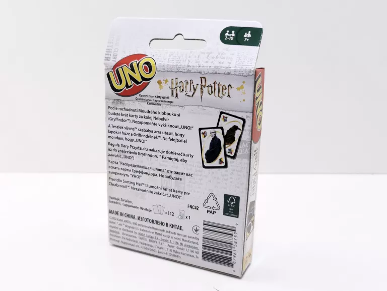 MATTEL ORYGINALNA GRA KARTY UNO HARRY POTTER