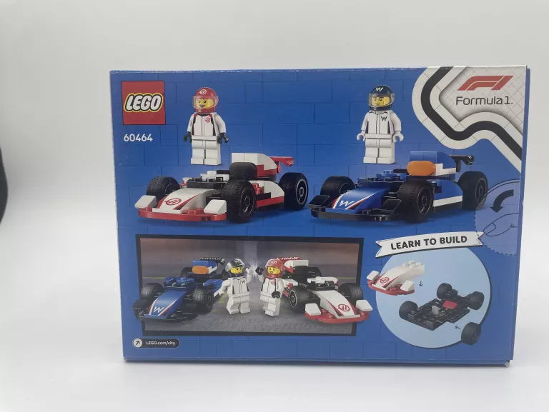 KLOCKI LEGO CITY 60464 MIASTO WILLIAMS RACING I HAAS F1 SAMOCHODY WYŚCIGOW