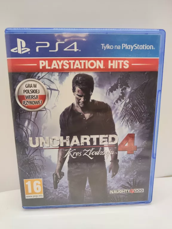 GRA PS4 UNCHARTED 4 KRES ZLODZIEJA