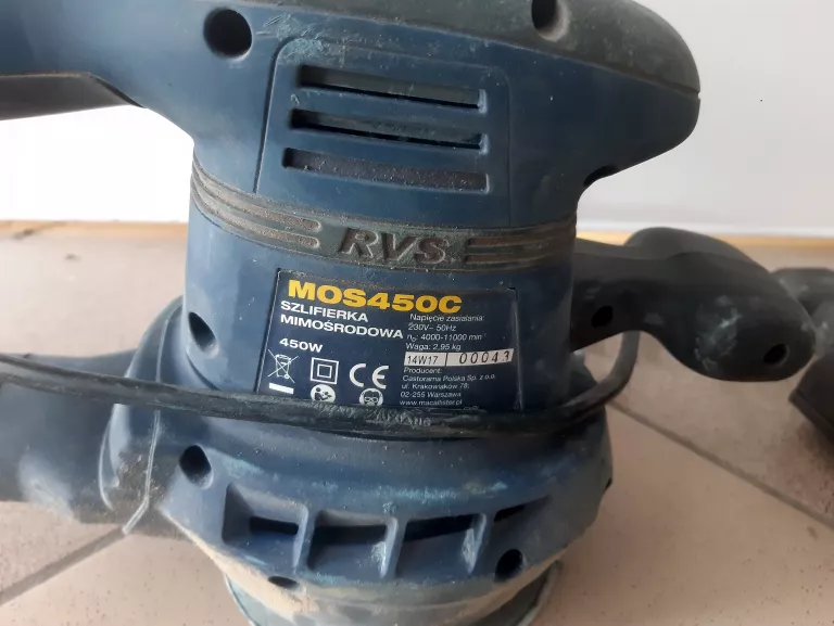 SZLIFIERKA MIMOŚRODWA MACALLISTER MOS450C