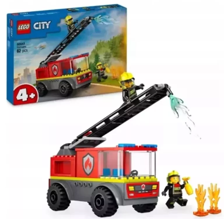 LEGO CITY 60463 CITY 60463 WÓZ STRAŻACKI Z DRABINĄ FABRYCZNIE ZAPAKOWANE