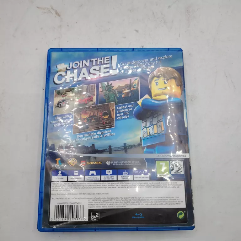 GRA PS 4 LEGO UNDERCOVER