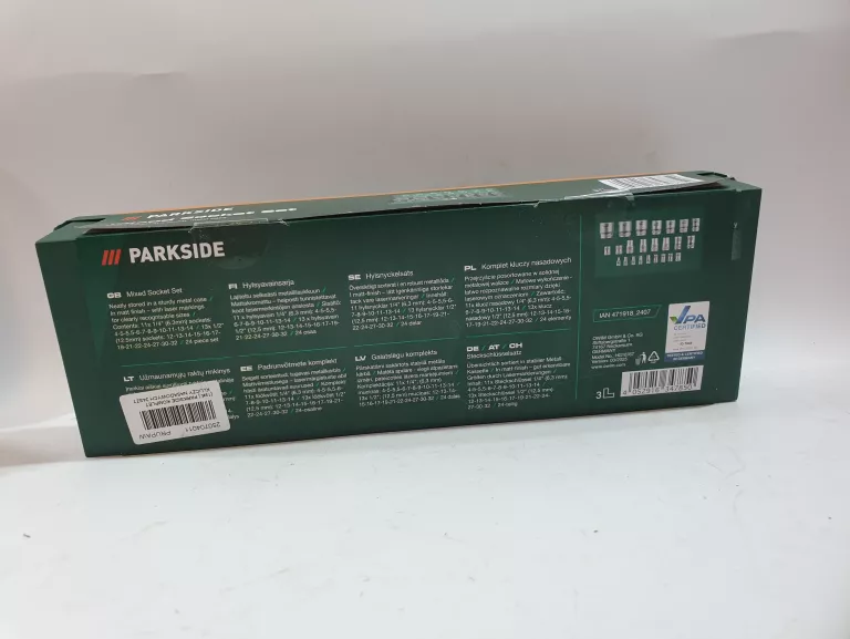 PARKSIDE KOMPLET KLUCZY NASADOWYCH 24SZT