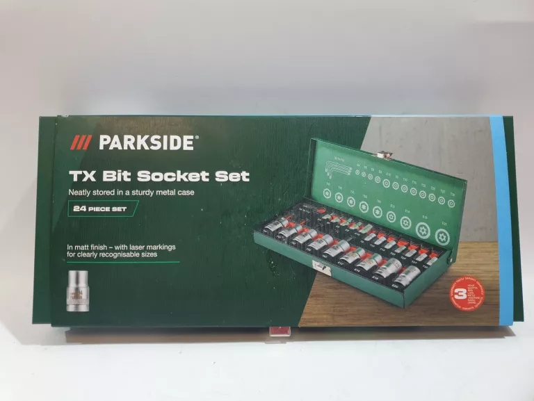 PARKSIDE KOMPLET KLUCZY NASADOWYCH 24SZT
