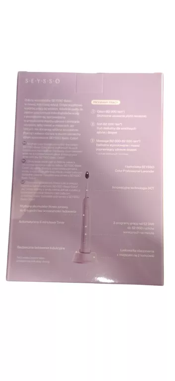 SZCZOTECZKA SONICZNA SEYSSO BASIC LAVENDER