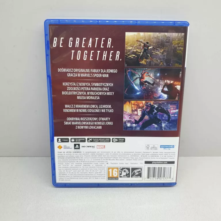 GRA NA PS5 SPIDER-MAN 2