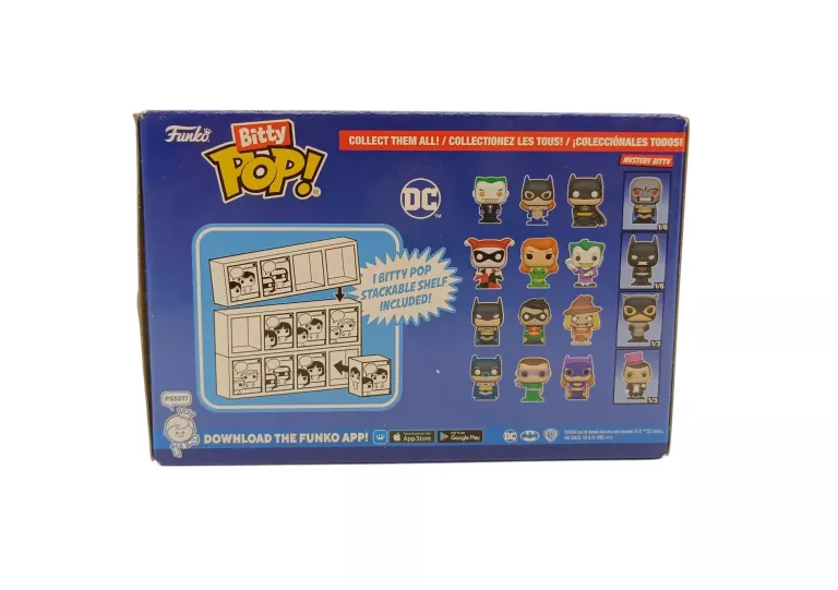 DC FUNKO POP! BITTY 4 PACK 2.5CM HARLEY QUINN JOKE