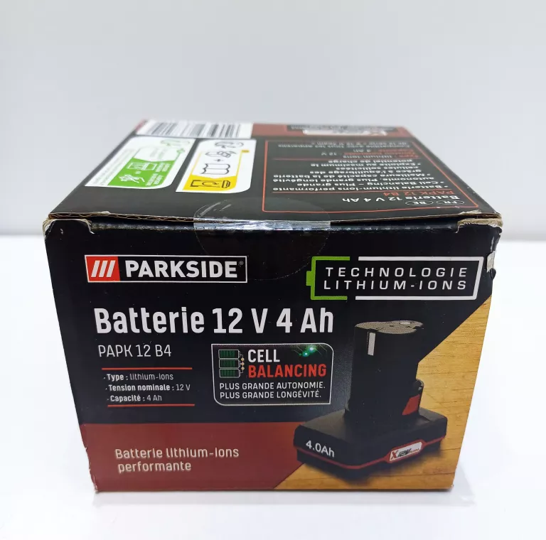 PARKSIDE AKUMULATOR BATERIA PAPK 12 B4 4AH 12V
