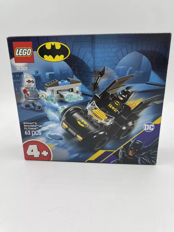 KLOCKI LEGO DC SUPER HEROES 76301 BATMAN I BATMOBIL KONTRA MR. FREEZE