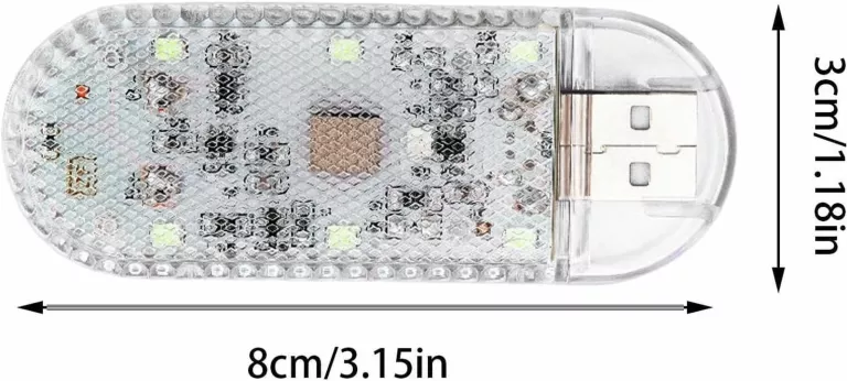 4 X LAMPKA LED SAMOCHODOWA USB