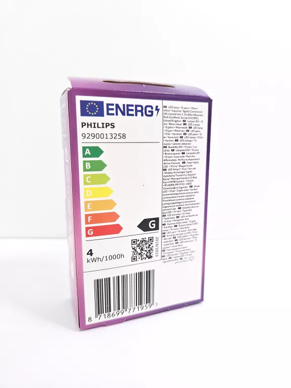ŻARÓWKA LED TUBULARNA LODÓWKA E14 T25 3.2W = 25W 250LM 2700K PHILIPS