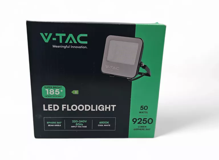 NAŚWIETLACZ LED 50W 6500K BARWA ZIMNA 9250LM IP65 WODOODPORNY