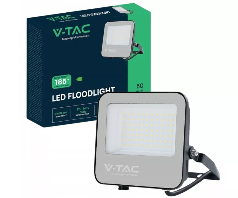 NAŚWIETLACZ LED 50W 6500K BARWA ZIMNA 9250LM IP65 WODOODPORNY