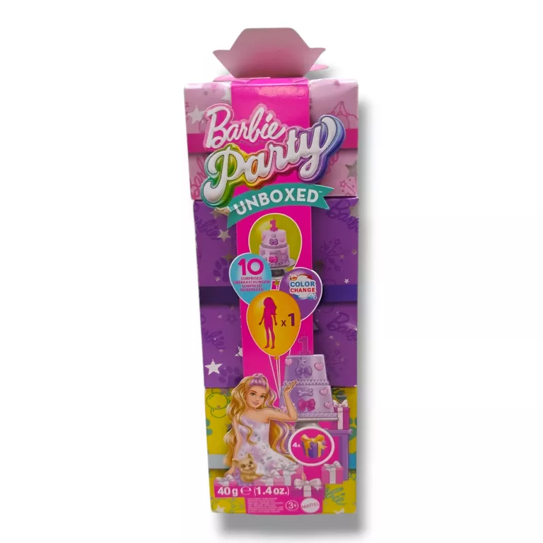 LALKA BARBIE PARTY UNBOXED BLOND