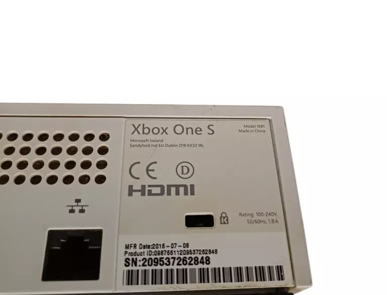 KONSOLA XBOX ONE S 500GB