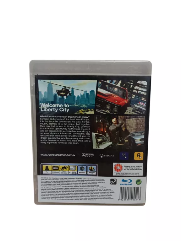GRA GTA IV PS3