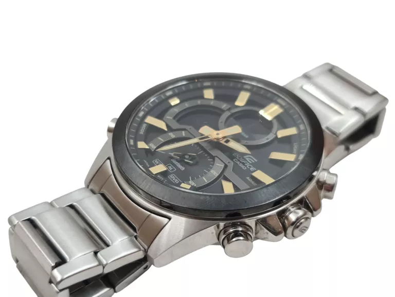 ZEGAREK CASIO EDIFICE ECB-30DB-1A9ER 46MM STAL CHRONOGRAF - GW 12.26