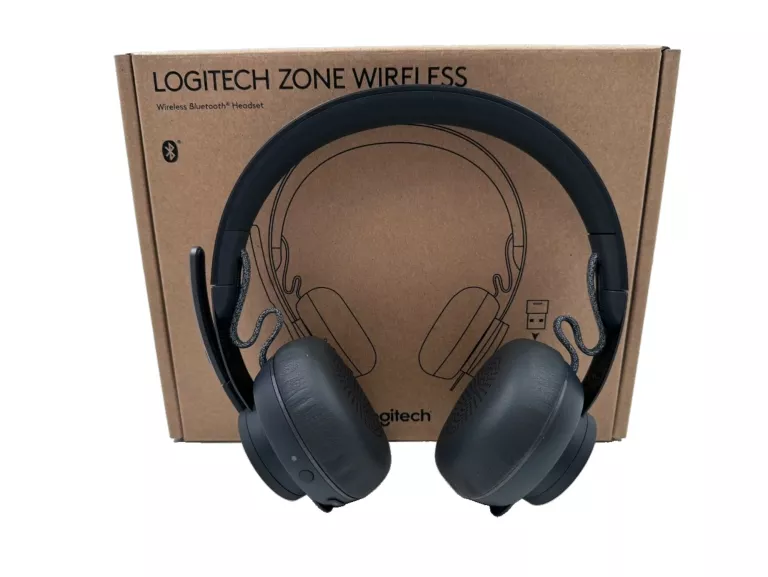SŁUCHAWKI BEZPRZEWODOWE NAUSZNE LOGITECH ZONE WIRELESS A00082 KOMPLET