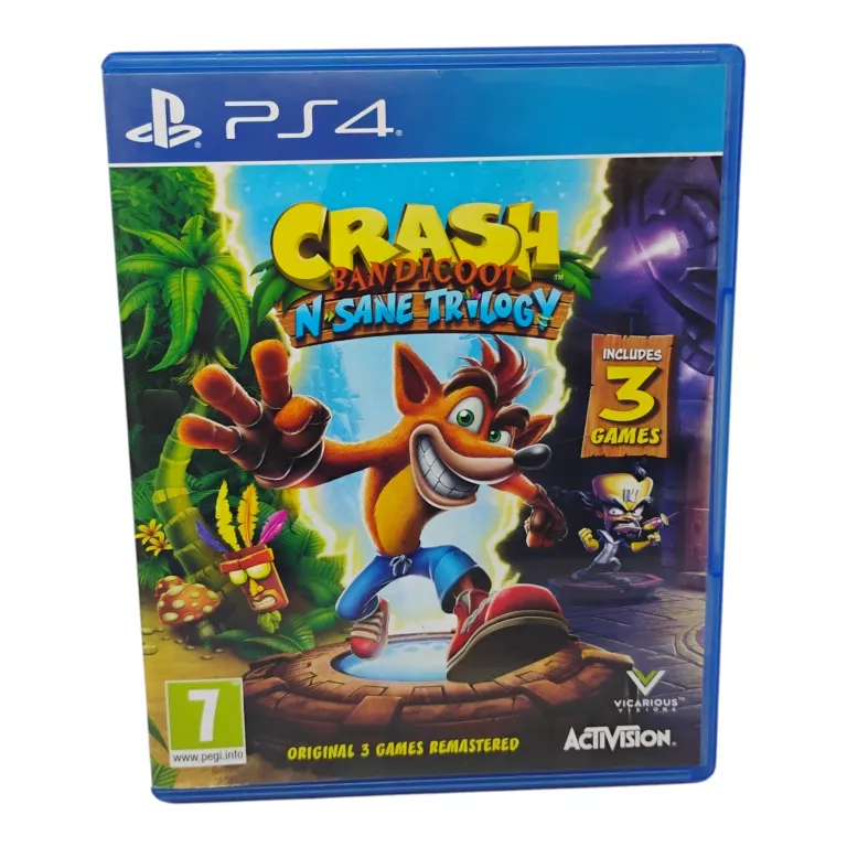 CRASH BANDICOOT  N. SANE TRILOGY PS4