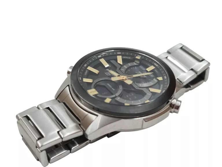 ZEGAREK CASIO EDIFICE ECB-30DB-1A9ER 46MM STAL CHRONOGRAF - GW 12.26