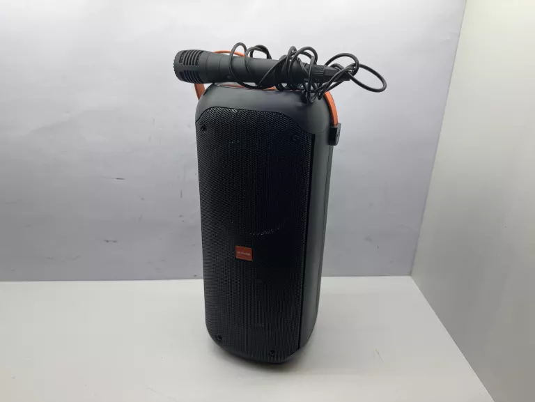 HYKKER GŁOŚNIK BEZPRZEWODOWY KARAOKE Z MIKROFONEM LED RGB