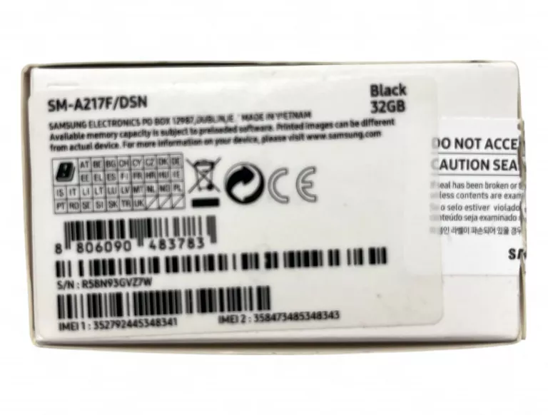 TELEFON SAMSUNG GALAXY A21S + PUDEŁKO