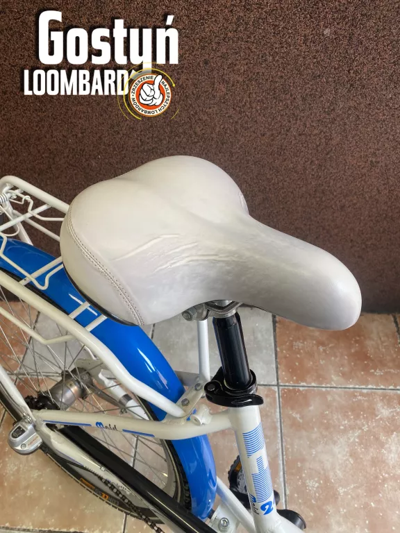 ROWER MAJDLLER 24” BELLA 4.3 BIAŁY-NIEBIESKI
