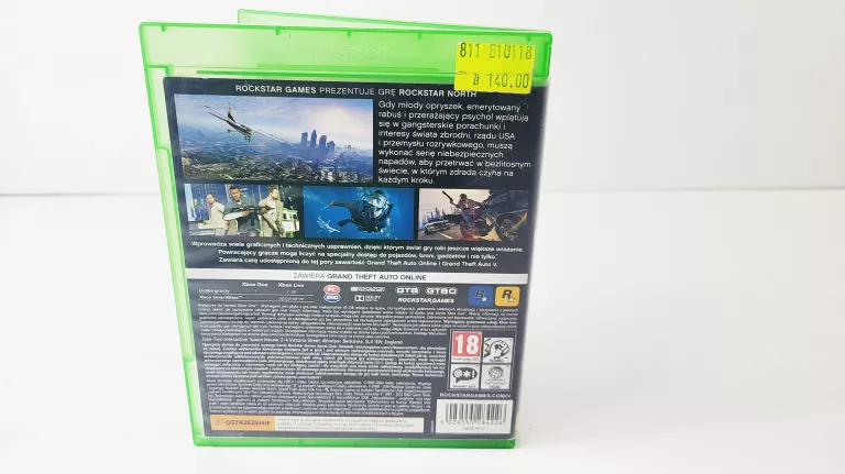 GRA GRAND THEFT AUTO V NA XBOX ONE
