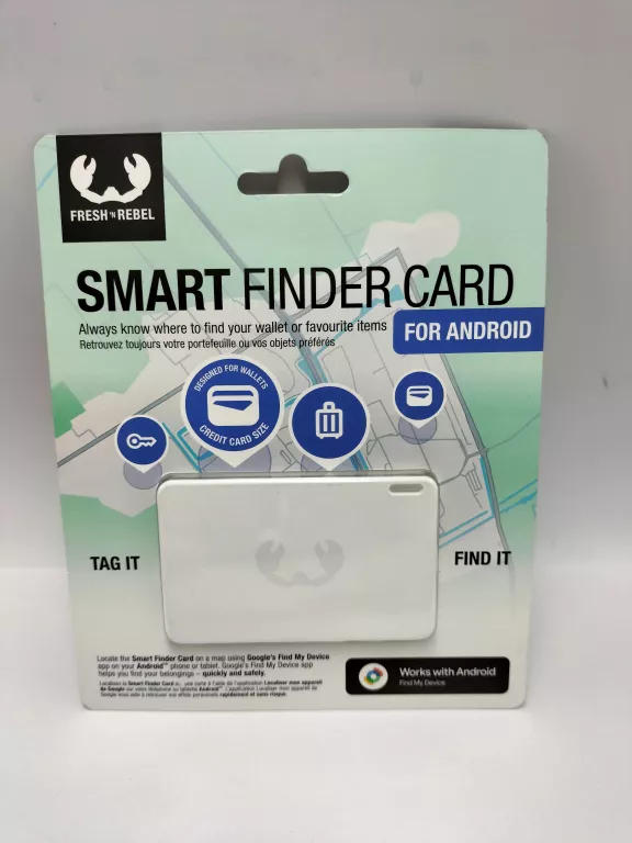 LOKALIZATOR W KSZTAŁCIE KARTY FRESH'N REBEL SMART FINDER CARD ANDROID